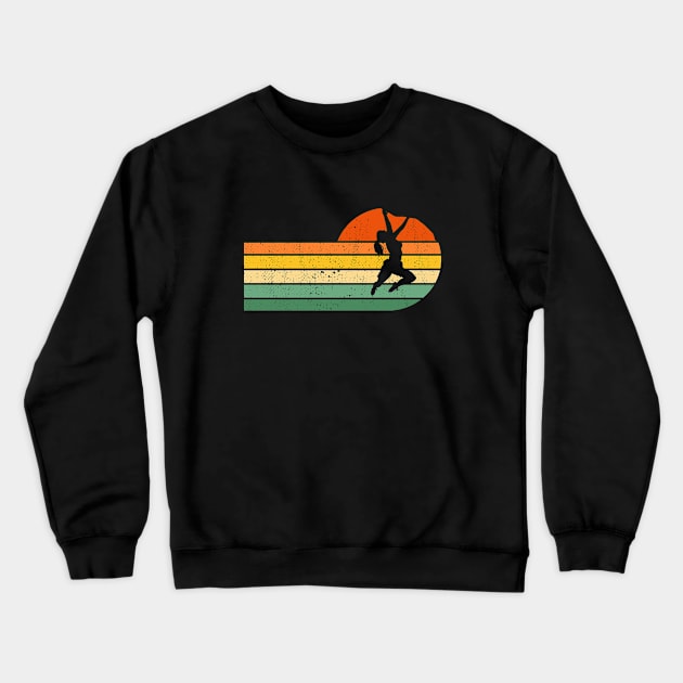 Mountaineering free climbing bouldering Sunset Crewneck Sweatshirt by BurunduXX-Factory